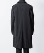 画像をギャラリービューアに読み込む, ATTACHMENT アタッチメントのNY 2LAYER STRETCH PADDING BALMACAAN COAT - BLACKの公式通販サイトsession福岡セレクトショップ
