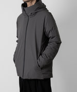 画像をギャラリービューアに読み込む, ATTACHMENT アタッチメントの3LAYER LIGHT TAFFETA HOODED DOWN JACKET - D.GRAY 公式通販サイトsession福岡セレクトショップ
