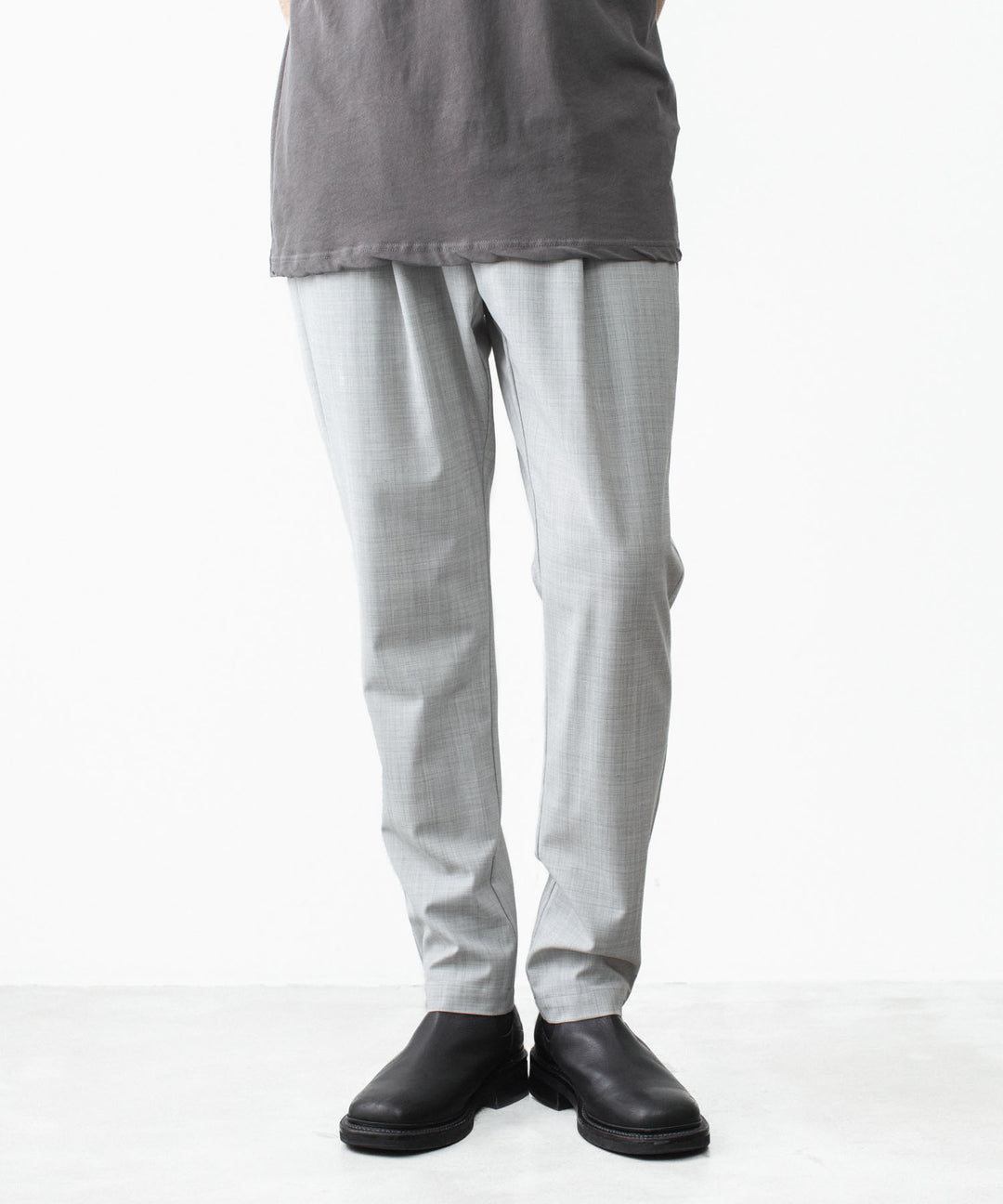 ATTACHMENT アタッチメントのWO/TA STRETCH TRO REGULAR FIT EASY TROUSERS - X.GRAYの公式通販サイトsession福岡セレクトショップ