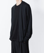 画像をギャラリービューアに読み込む, ATTACHMENT アタッチメント × JOHN SMEDLEYの× JOHN SMEDLEY MERINO EXTRAFINE BUTTONLESS V NECK CARDIGAN - BLACKの公式通販サイトsession福岡セレクトショップ
