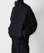 画像をギャラリービューアに読み込む, ATTACHMENT アタッチメントの2/48 WO KERSEY ZIP UP BOMBER JACKET - BLACK 公式通販サイトsession福岡セレクトショップ
