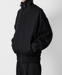 ATTACHMENT アタッチメントの2/48 WO KERSEY ZIP UP BOMBER JACKET - BLACK 公式通販サイトsession福岡セレクトショップ