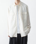 画像をギャラリービューアに読み込む, ATTACHMENT アタッチメントのCO/TEN JACQUARD LAWN PATCH POCKET L/S SHIRT - S.OFF WHITEの公式通販サイトsession福岡セレクトショップ
