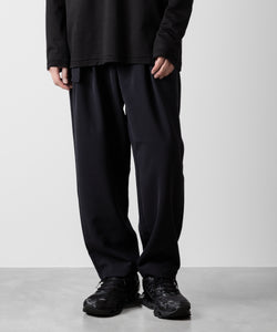 ATTACHMENT アタッチメントのPE STRETCH DOUBLE CLOTH BELTED TAPERED FIT TROUSERS - NAVY 公式通販サイトsession福岡セレクトショップ