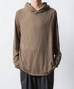 画像をギャラリービューアに読み込む, ATTACHMENT アタッチメントの1/60 WOOL SMOOTH HOODED PULLOVER - CAMELの公式通販サイトsession福岡セレクトショップ
