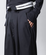 画像をギャラリービューアに読み込む, ATTACHMENT アタッチメントのT/W/SI STRETCH GABARDINE FLAP TROUSERS - D.NAVYの公式通販サイトsession福岡セレクトショップ
