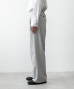 画像をギャラリービューアに読み込む, ATTACHMENT アタッチメントのPE/CO/LI DRY TWILL WIDE TROUSERS - L.GRAYの公式通販サイトsession福岡セレクトショップ
