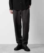 画像をギャラリービューアに読み込む, ATTACHMENT アタッチメントのCOTTON DOUBLE FACE LOUNGE TROUSERS - D.GRAY  公式通販サイトsession福岡セレクトショップ
