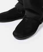 画像をギャラリービューアに読み込む, ATTACHMENT アタッチメントのCOW LEATHER SUEDE BABOUCHE - BLACKの公式通販サイトsession福岡セレクトショップ
