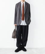 画像をギャラリービューアに読み込む, ATTACHMENT アタッチメントのSILK SATIN TIE - BROWNの公式通販サイトsession福岡セレクトショップ
