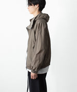 画像をギャラリービューアに読み込む, ATTACHMENT アタッチメントのNY TAFFETA HOODED TRACK JKT - KHAKI GRAYの公式通販サイトsession福岡セレクトショップ
