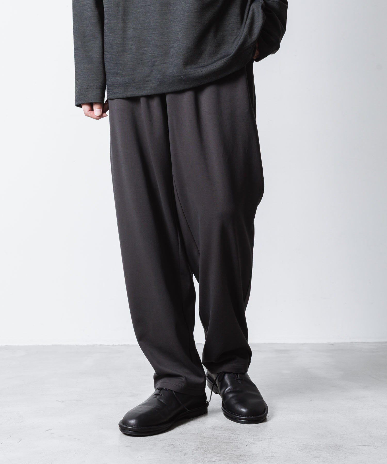 ATTACHMENT アタッチメントのCOTTON DOUBLE FACE LOUNGE TROUSERS - D.GRAYの公式通販サイトsession福岡セレクトショップ