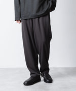 画像をギャラリービューアに読み込む, ATTACHMENT アタッチメントのCOTTON DOUBLE FACE LOUNGE TROUSERS - D.GRAYの公式通販サイトsession福岡セレクトショップ
