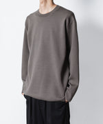 画像をギャラリービューアに読み込む, ATTACHMENT アタッチメントのWOxPE DOUBLE FACE KNIT CREW NECK PULLOVER - KHAKI GRAYの公式通販サイトsession福岡セレクトショップ
