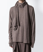 画像をギャラリービューアに読み込む, ATTACHMENT アタッチメント × JOHN SMEDLEYの× JOHN SMEDLEY MERINO EXTRAFINE WIDE STOLE - D.CAMELの公式通販サイトsession福岡セレクトショ
