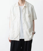 画像をギャラリービューアに読み込む, ATTACHMENT アタッチメントのCO/TEN JACQUARD LAWN GUAYABERA SHIRT - S.OFF WHITEの公式通販サイトsession福岡セレクトショップ
