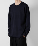 画像をギャラリービューアに読み込む, ATTACHMENT アタッチメントのWOxPE DOUBLE FACE KNIT CREWNECK PULLOVER L/S - NAVY 公式通販サイトsession福岡セレクトショップ
