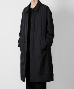 ATTACHMENT アタッチメントのNY TAFFETA PADDING BALLCOLLAR COAT - BLACK 公式通販サイトsession福岡セレクトショップ