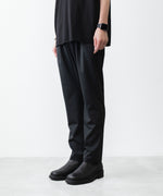 画像をギャラリービューアに読み込む, ATTACHMENT / EXCLUSIVE ITEMアタッチメントのLUCA MATTE TWIST REGULAR FIT EASY TROUSERS - BLACKの公式通販サイトsession福岡セレクトショップ
