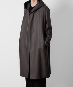 ATTACHMENT アタッチメントの限定2/90 SUPER120S MALTON ZIPUP HOODED COAT - D.KH GRAYの公式通販サイトsession福岡セレクトショップ
