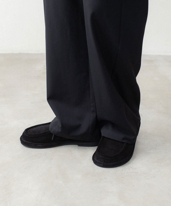 ATTACHMENT アタッチメントのCOW SUEDE TYROLEAN BABOUCHE - BLACKの公式通販サイトsession福岡セレクトショップ
