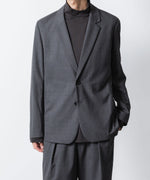 画像をギャラリービューアに読み込む, ATTACHMENT アタッチメントのT/W/SI STRETCH GABARDINE 2B JKT - S.GRAYの公式通販サイトsession福岡セレクトショップ
