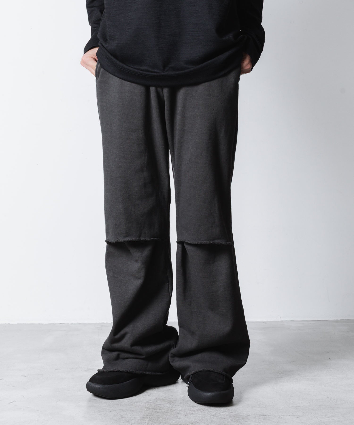 VEIN ヴェインのJUMBERCA TERRY COLD DYED CUT OFF BAGGY TROUSERS - GRAYの公式通販サイトsession福岡セレクトショップ