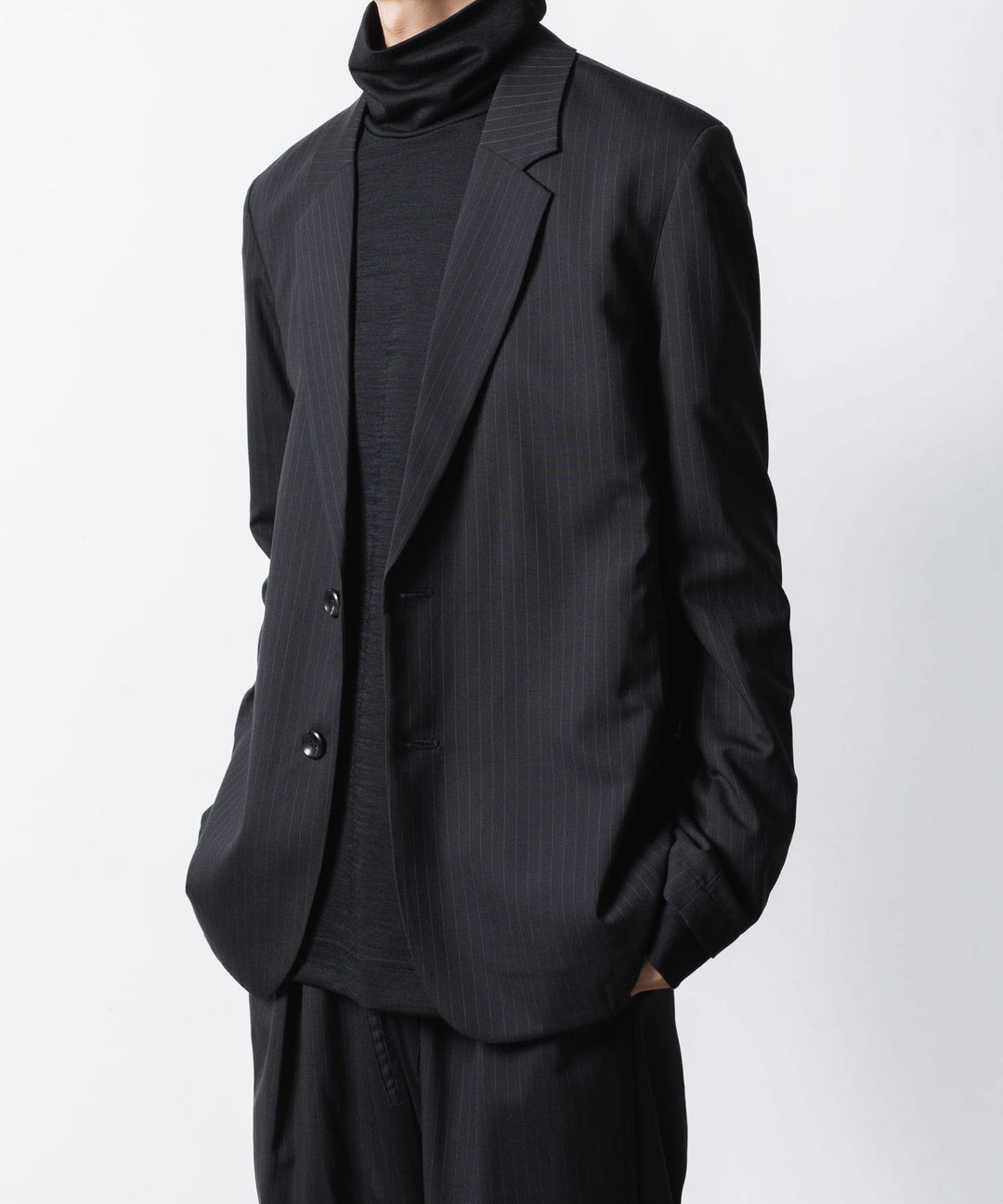 ATTACHMENT アタッチメントのT/W/SI STRETCH GABARDINE 2B JKT - S.BLACKの公式通販サイトsession福岡セレクトショップ