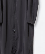 画像をギャラリービューアに読み込む, ATTACHMENT アタッチメントのNY 2LAYER STRETCH LIGHT HOODED COAT - BLACKの公式通販サイトsession福岡セレクトショップ
