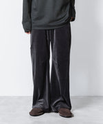 画像をギャラリービューアに読み込む, ATTACHMENT アタッチメントのCO/PE VELOR JERSEY 3D TRACK WIDE PANTS - D.GRAYの公式通販サイトsession福岡セレクトショップ
