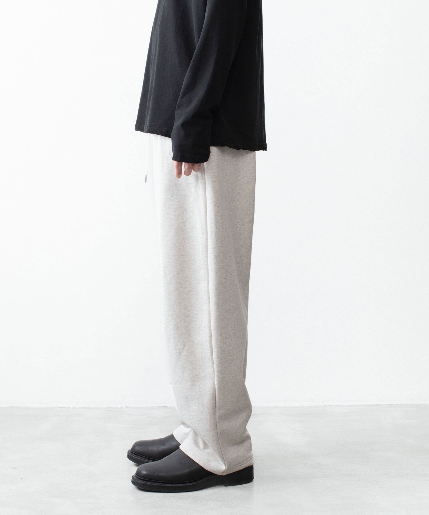 ATTACHMENT /アタッチメント】CO STRETCH TERRY 1TUCK EASY TROUSERS