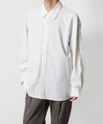 画像をギャラリービューアに読み込む, ATTACHMENT アタッチメントのPE/RY STRETCH TROPICAL STRAP SLEEVE L/S SHIRT - WHITEの公式通販サイトsession福岡セレクトショップ
