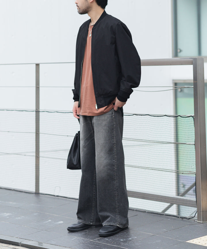 ATTACHMENT アタッチメントの11OZ DENIM WIDE JEANS - BLACKの公式通販サイトsession福岡セレクトショップ