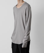 画像をギャラリービューアに読み込む, ATTACHMENT アタッチメントのSVIN CO RIB O-NECK L/S TEE - GRAY 公式通販サイトsession福岡セレクトショップ
