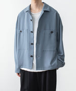 画像をギャラリービューアに読み込む, ATTACHMENT / EXCLUSIVE ITEMアタッチメントのPE LIGHT TROPICAL OVERSIZED SHIRT BLOUSON - L.BLUEの公式通販サイトsession福岡セレクトショップ
