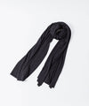 【 ATTACHMENT × JOHN SMEDLEY 】× JOHN SMEDLEY MERINO EXTRAFINE WIDE STOLE - D.NAVY