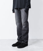 画像をギャラリービューアに読み込む, ATTACHMENT アタッチメントの13OZ DENIM STRAIGHT JEANS - BLACKの公式通販サイトsession福岡セレクトショップ
