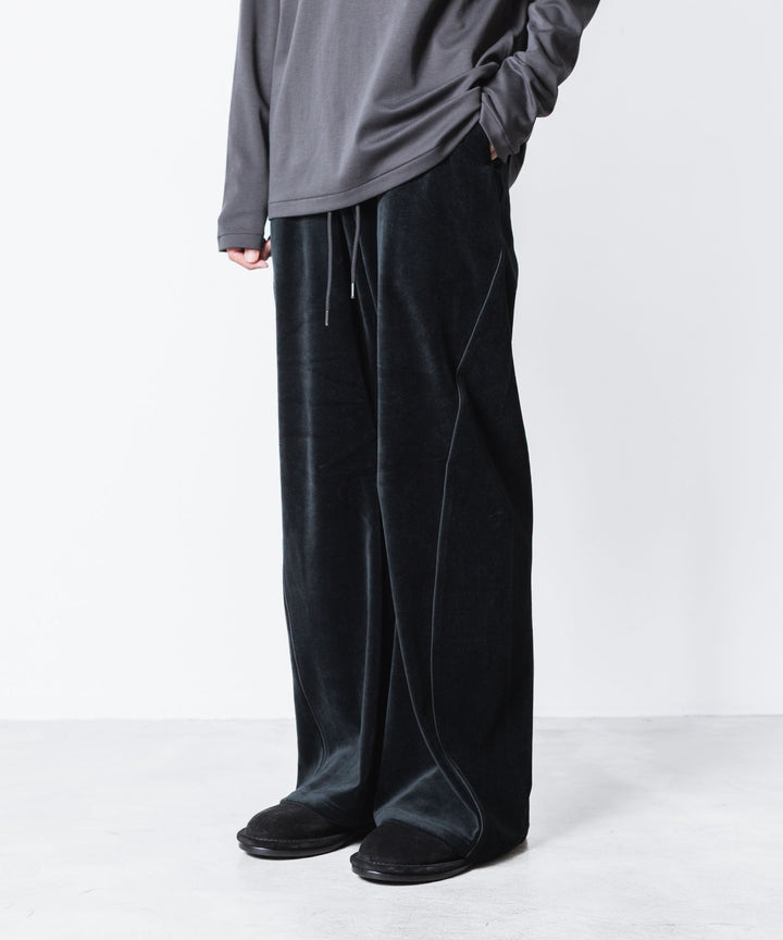 ATTACHMENT アタッチメントのCO/PE VELOR JERSEY TRACK JACKET - BLACKの公式通販サイトsession福岡セレクトショップ