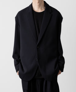 ATTACHMENT アタッチメントのPE STRETCH DOUBLE CLOTH OVERSIZED 2B JACKET - NAVY 公式通販サイトsession福岡セレクトショップ