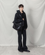 画像をギャラリービューアに読み込む, ATTACHMENT アタッチメントのCO STRECH TERRY ZIP UP HOODIE - BLACKの公式通販サイトsession福岡セレクトショップ
