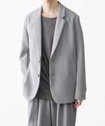 画像をギャラリービューアに読み込む, ATTACHMENT アタッチメントのPE STRETCH DOUBLE CLOTH 2B JKT - L.GRAYの公式通販サイトsession福岡セレクトショップ
