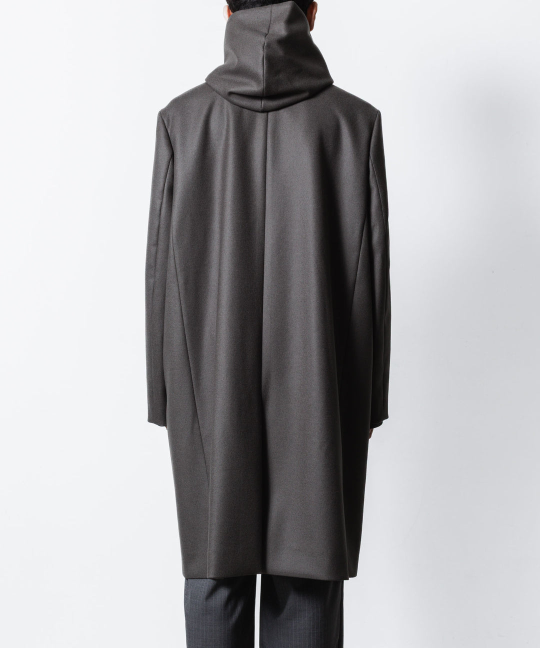 ATTACHMENT / EXCLUSIVE ITEMアタッチメントの2/90 SUPER120S MALTON ZIPUP HOODED COAT - D.GRAYの公式通販サイトsession福岡セレクトショップ