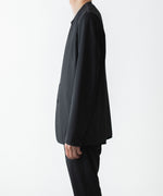画像をギャラリービューアに読み込む, ATTACHMENT / EXCLUSIVE ITEMアタッチメントのLUCA MATTE TWIST COLLARLESS JKT - BLACKの公式通販サイトsession福岡セレクトショップ
