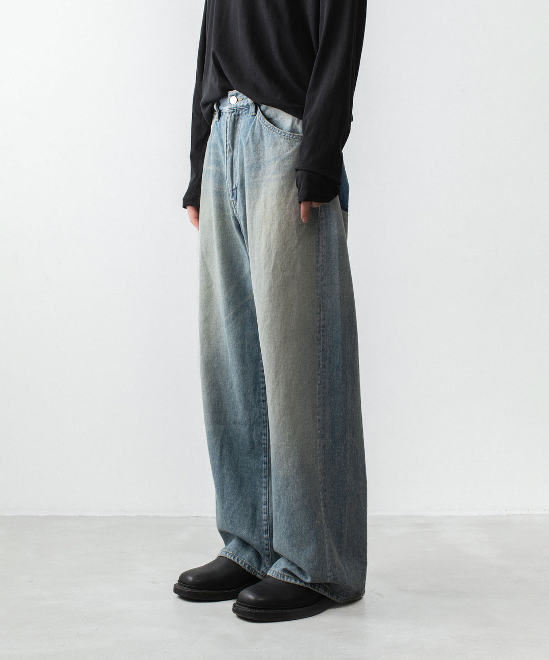 ATTACHMENT アタッチメントの11OZ DENIM WIDE JEANS - L.NAVYの公式通販サイトsession福岡セレクトショップ