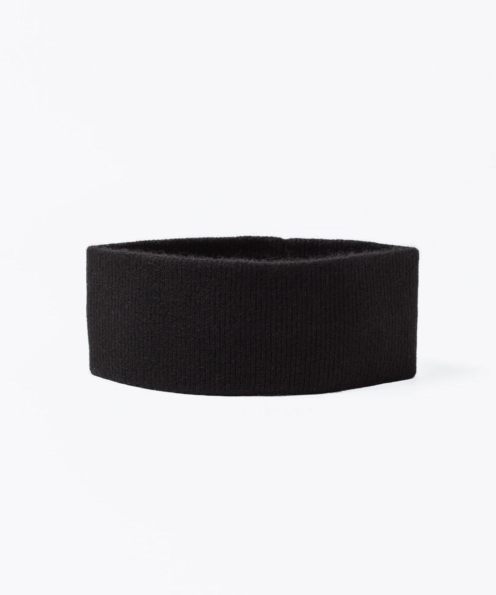 ATTACHMENT アタッチメントのCASHMERE　KNIT HAIR BAND - BLACKの公式通販サイトsession福岡セレクトショップ