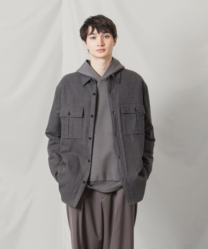 ATTACHMENT アタッチメントのRY/CO/SI FLANNEL PADDING L/S SHIRT - D.GRAYの公式通販サイトsession福岡セレクトショップ