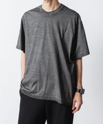 画像をギャラリービューアに読み込む, VEIN ヴェインの100/3 SUEDE JERSEY COLD DYED VESSEL S/S TEE - GRAYの公式通販サイトsession福岡セレクトショップ
