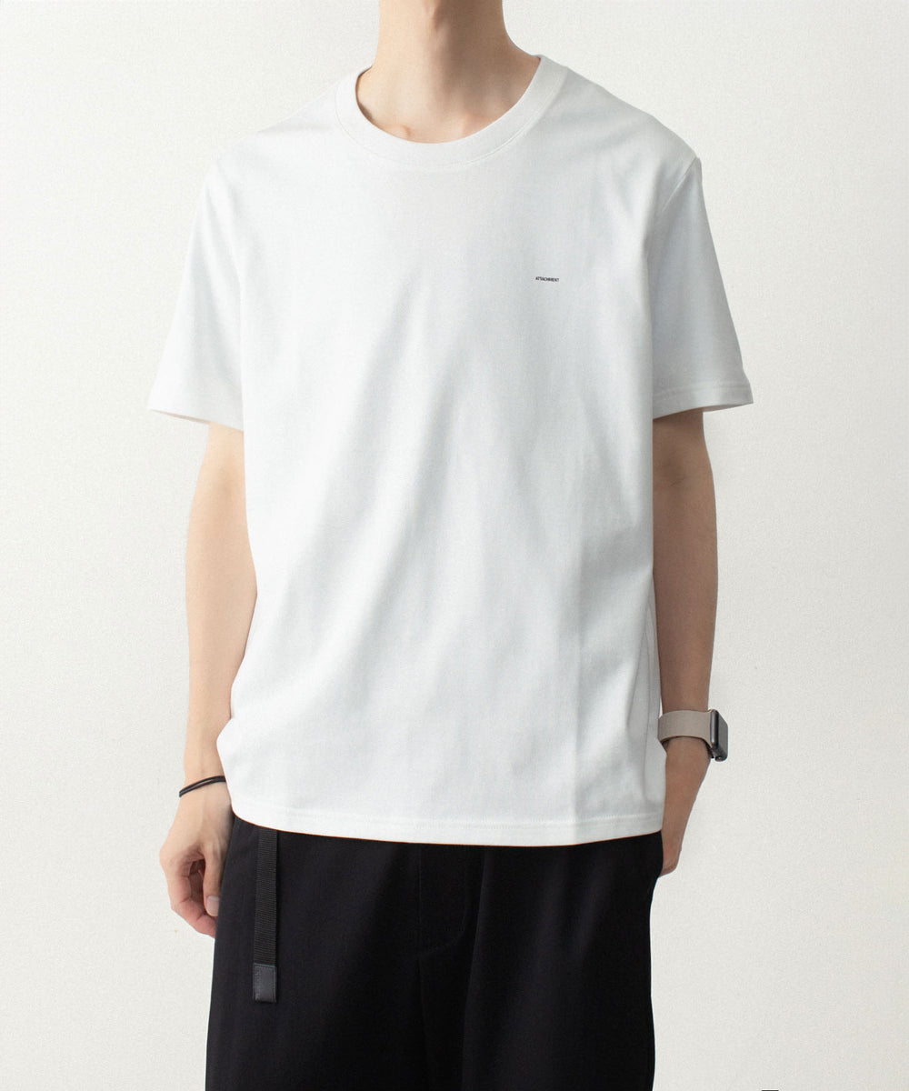 ATTACHMENT アタッチメントの100//3 JERSEY LOGO S/S TEE - WHITEの公式通販サイトsession福岡セレクトショップ