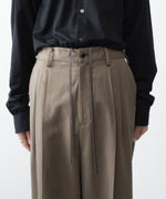 画像をギャラリービューアに読み込む, ssstein(シュタイン)のCOTTON RAYON EASY LONG WIDE TROUSERS - BEIGEの公式通販サイトsession福岡セレクトショップ
