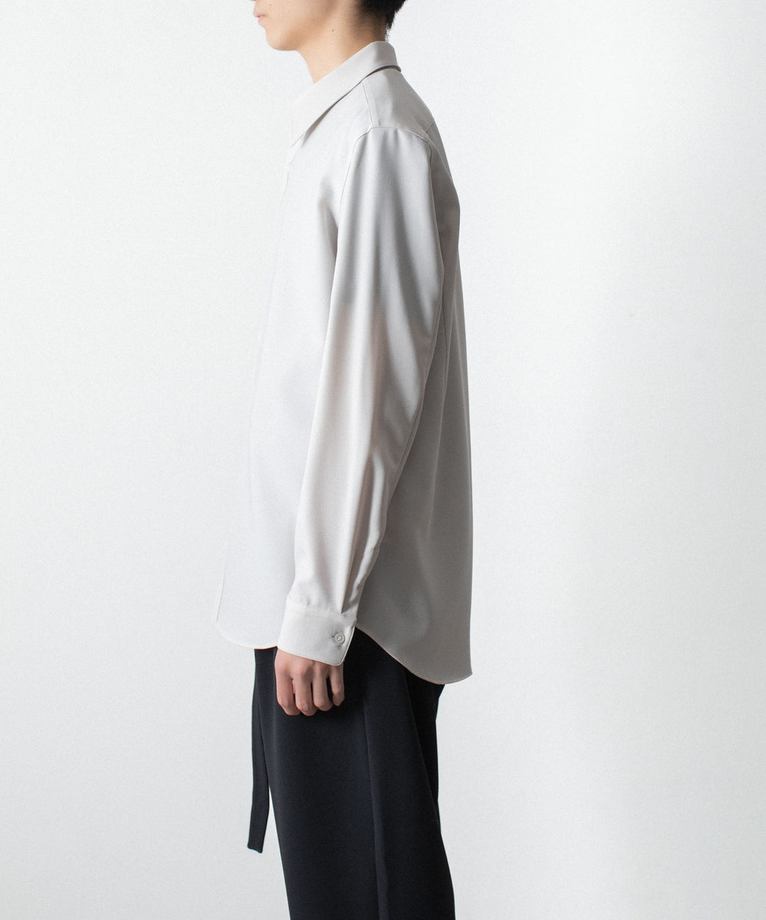 ATTACHMENT アタッチメントのPE COMPACT TWILL REGULAR COLLAR DRESS SHIRT - L.GRAYの公式通販サイトsession福岡セレクトショップ
